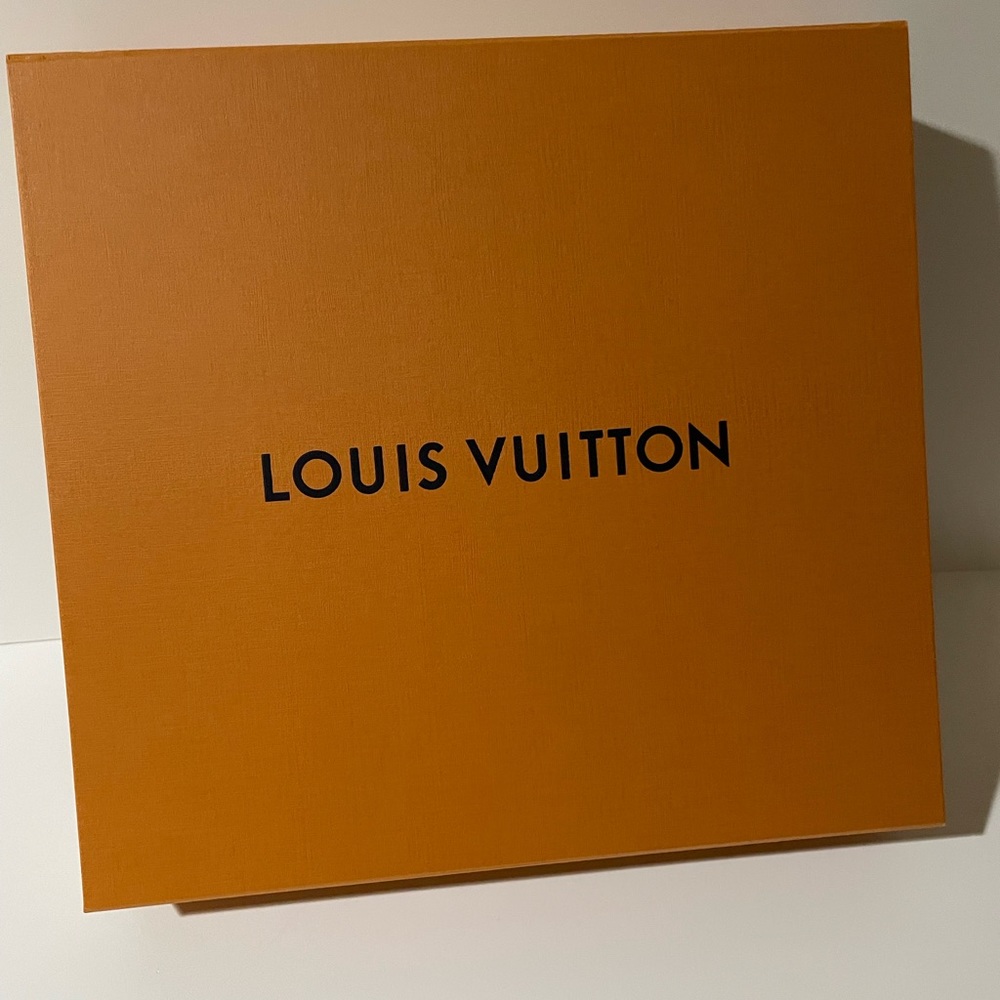 Empty Louis Vuitton Orange Magnetic Box